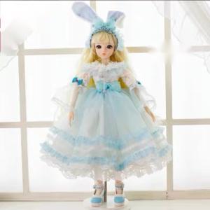 A21344 プリンセスドール 60cm フランス人形 西洋人形 衣装付き 球体