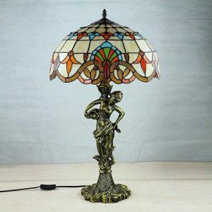 A21748 高級ステンドグラスランプ 卓上スタンド ．豪華テーブルランプ