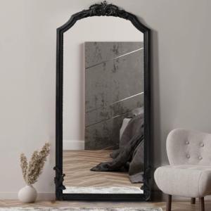 高級感 全身ミラー 豪華鏡 全身鏡 姿見鏡アンティーク調 壁掛け　ウォールミラー