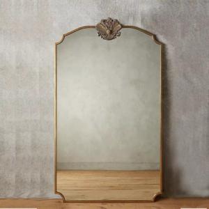 高級感 全身ミラー 豪華鏡 全身鏡 姿見鏡アンティーク調 壁掛け　ウォールミラー