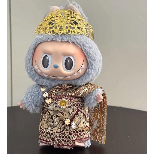 新品3点セット　タイ風labubuラブブぬいぐるみ服17cm着せ替え着ぐる