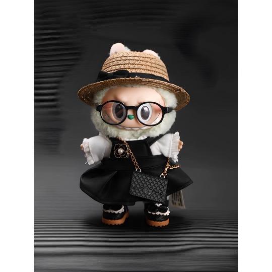 新品5点セット labubuラブブぬいぐるみ服17cm着せ替え着ぐる