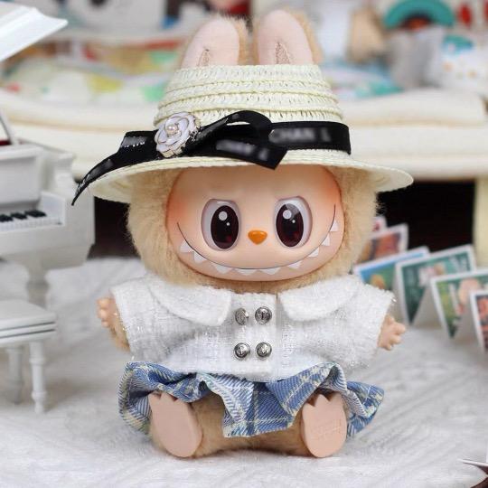 新品2点セット ワンピースlabubuラブブぬいぐるみ服17cm着せ替え着ぐる