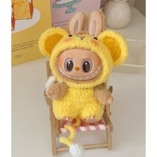 新品2点セット labubuラブブぬいぐるみ服17cm着せ替え着ぐる