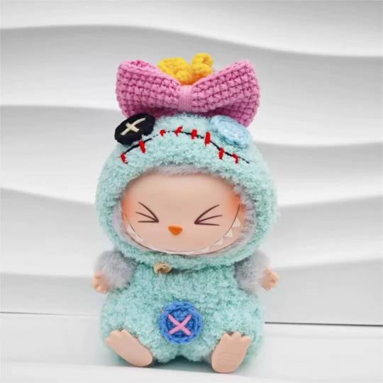 新品2点セット labubuラブブぬいぐるみ服17cm着せ替え着ぐる