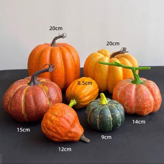 ハロウィン 装飾 かぼちゃオブジェリアルな人工パンプキン 秋インテリア