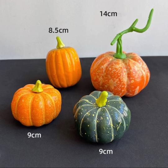ハロウィン 装飾 かぼちゃオブジェリアルな人工パンプキン 秋インテリア