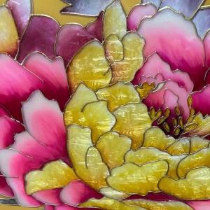 琉璃彩ガラス琺瑯彩 エナメル工芸品 高級感琺瑯...の詳細画像2