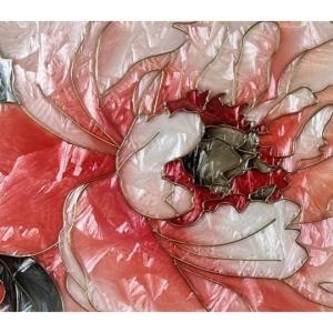 ガラス琺瑯彩 エナメル工芸品 高級感琺瑯飾り絵...の詳細画像5