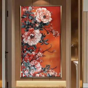 ガラス琺瑯彩 エナメル工芸品 高級感琺瑯飾り絵...の詳細画像1