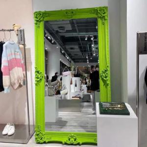 スタンドミラー 全身鏡 壁掛けミラーアンティー...の詳細画像1