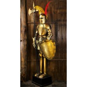 中世ヨーロッパ 騎士道人気インテリア中世風甲冑鎧100%ハンドメイド等身中世騎士