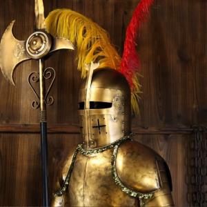中世ヨーロッパ 騎士道人気インテリア中世風甲冑...の詳細画像1