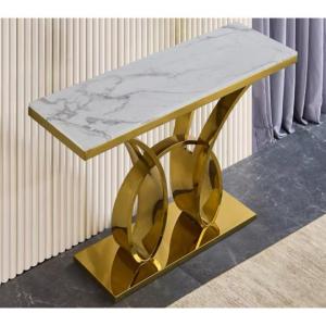 サイドテーブル コンソールテーブル 玄関テーブル 電話台 アンティーク調デザイン