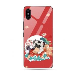 A30822 パグ雑貨 携帯ケース iPhoneX/XS ハードケース iPhoneXSMax XR ケース 8/8Plus 7/7Plus 携帯カバー パグ pug．｜motor-addiction