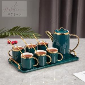 ティー・コーヒーカップセット カップ＆ソーサー6客セット ．陶磁器