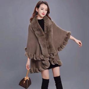 FENDI フェンディ ポンチョ FXX715 AEOW レディース フリンジ