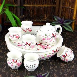 A05578 茶器セット お茶 中国茶道具 陶器 急須 湯呑み 工夫茶 茶芸茶盤