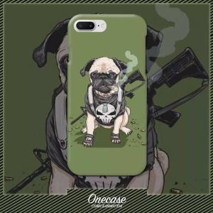 A30813 パグ雑貨 携帯ケース iPhoneX/XS ハードケース iPhoneXSMax XR ケース 8/8Plus 7/7Plus カバー パグ pug ．｜motor-addiction