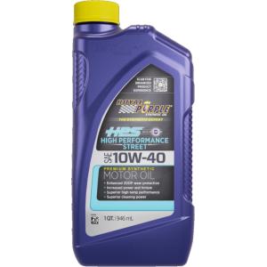 正規輸入品 ロイヤルパープル ROYAL PURPLE HPS 10W-40 ROYAL PURPLE SYNTHETIC OIL HPS WITH SYNERLEC 一般用エンジンオイル 1QT（0.946L）