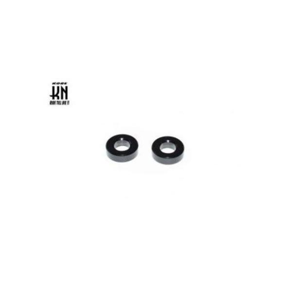 KN企画 M8用 アルミカラーセット【厚さ5mm】ブラック kn926