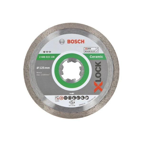 ボッシュ 2608615138 X-LOCK ダイヤモンドホイール スタンダード 外径125mm×1...