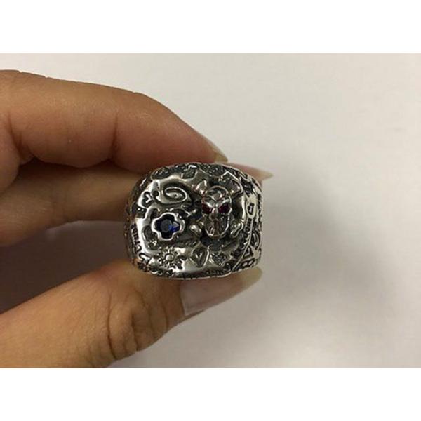 Bill Wall Leather GRAFFITI PIRATE RING R315 Bill W...