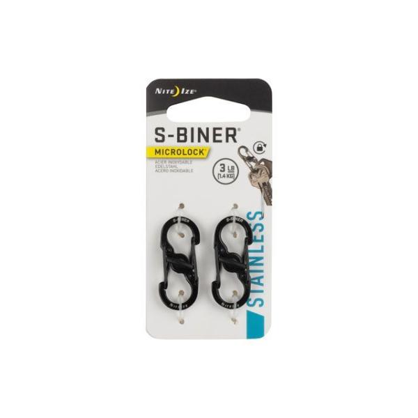 ナイトアイズ NI02667 エスビナー マイクロスチール ブラック 2P NiteIze