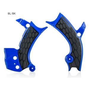 正規品／アチェルビス X-GRIP FRAME PROTECTOR（ブルー/ブラック） メーカー在庫あり ACERBIS バイク｜motoride