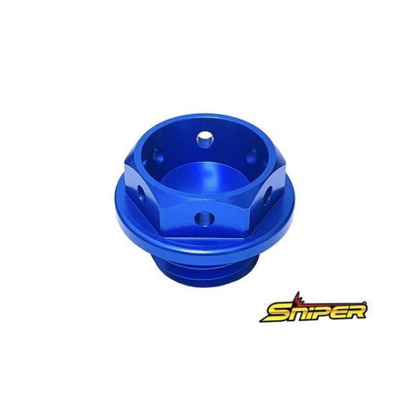 スナイパー 汎用 オイルフィラーキャップ 青 M20 x P1.5 汎用 メーカー在庫あり SNIP...