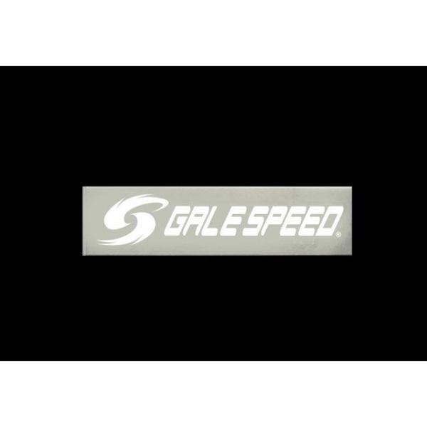 正規品／ゲイルスピード 抜き文字ステッカー ホワイト 120mm GALESPEED 日用品