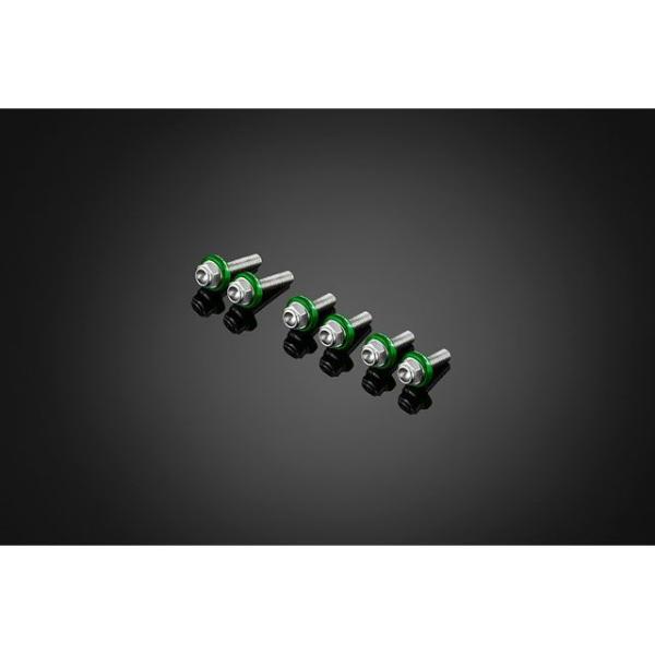 バイカーズ ZX-25R スクリーン用ステンボルトセット カラー グリーン BIKERS