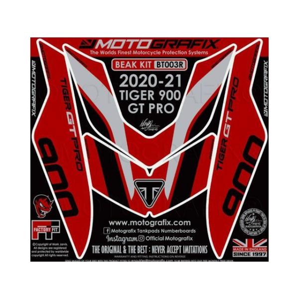 モトグラフィックス Tiger900 GT Pro Beak Top Protection MOTO...