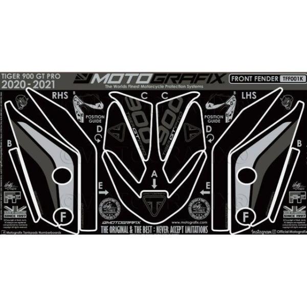 モトグラフィックス Tiger900 GT Pro Mudguard Protection MOTO...