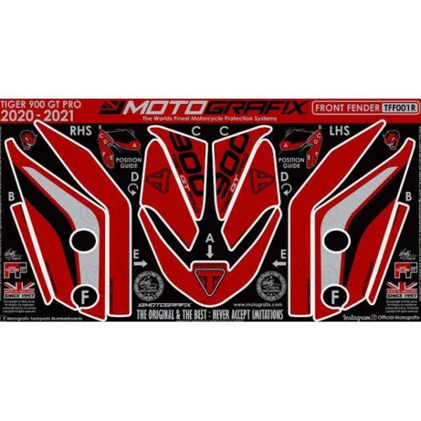 モトグラフィックス Tiger900 GT Pro Mudguard Protection MOTO...
