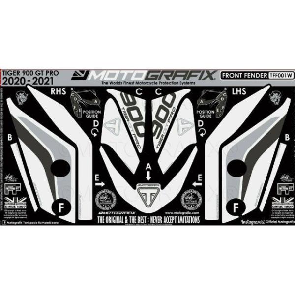 モトグラフィックス Tiger900 GT Pro Mudguard Protection MOTO...