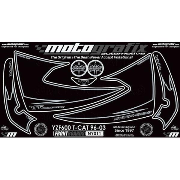 モトグラフィックス YZF600 THUNDER CAT ボディパッド フロント MOTOGRAFI...