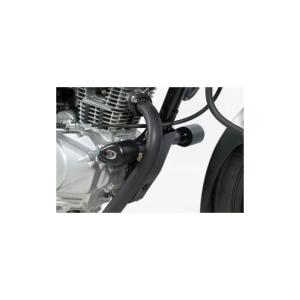 正規品／アールアンドジー CBF125 エアロクラッシュプロテクター ブラック R&G バイク｜motoride