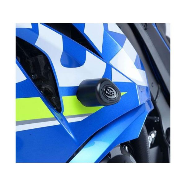 アールアンドジー GSX-R1000/R エアロクラッシュプロテクター ホワイト R&amp;G