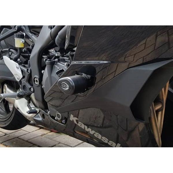 アールアンドジー ZX-25R エアロクラッシュプロテクター ホワイト R&amp;G