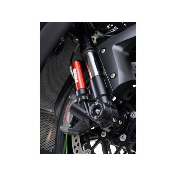 アールアンドジー ZX-10R フォークプロテクター ブラック R&amp;G