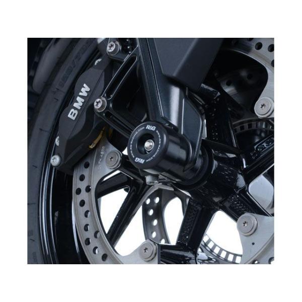 アールアンドジー K1600GT/SE フォークプロテクター ブラック R&amp;G
