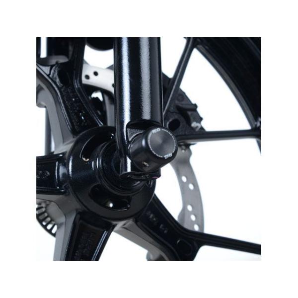 アールアンドジー GSX-R125 GSX-S125 フォークプロテクター ブラック R&amp;G