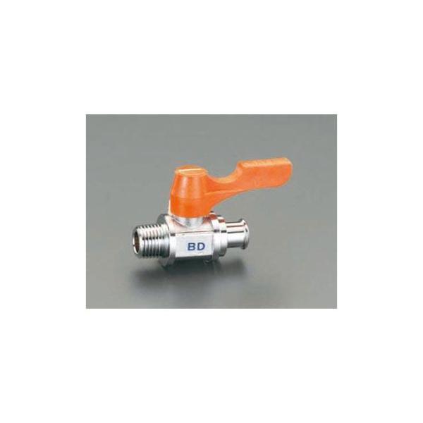 エスコ R 1/4”x12.0mm ミニボールバルブ（ドレン用） メーカー在庫あり ESCO