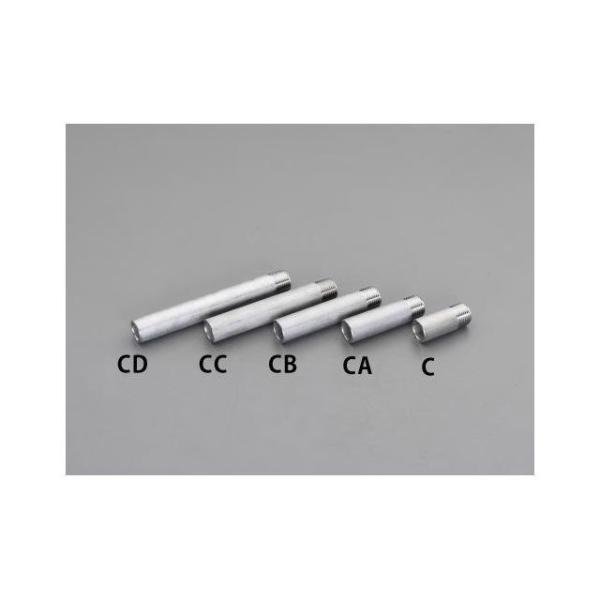 エスコ R 1/4”x150mm 片ねじニップル（ステンレス製） ESCO
