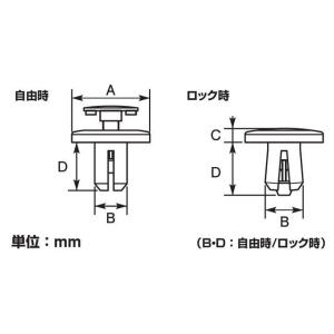 Kページ 90677-KAN-T00 ナット、クリップ 5MM HONDA（ホンダ） : バイク メンテ