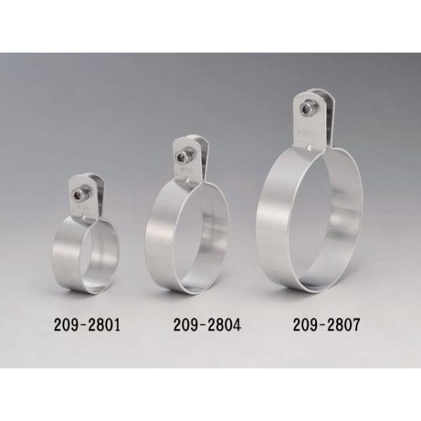 キジマ 汎用 マフラーバンド（シルバー） サイズ 80mm メーカー在庫あり KIJIMA