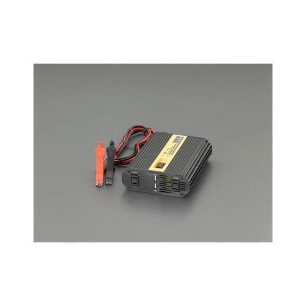 正規品／エスコ DC12V→AC100V/200W・DC12V 正弦波インバーター ESCO 車 自...