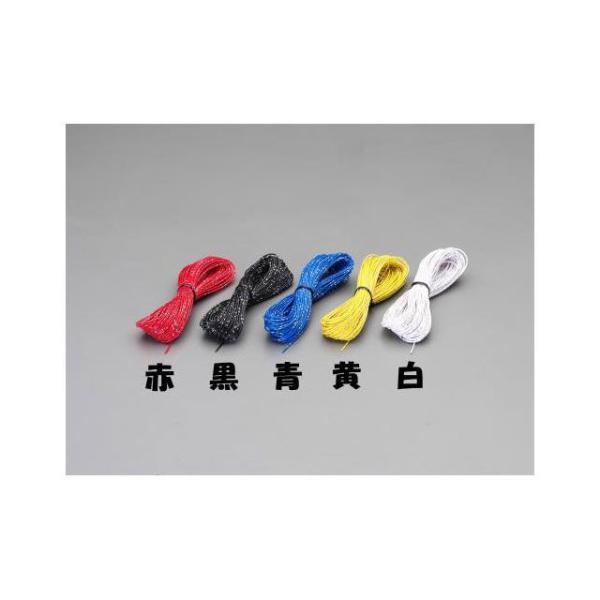 エスコ 0.5mm2x25m CAVS/赤 自動車用コード ESCO