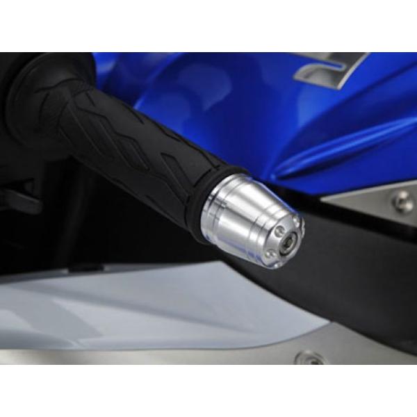 アグラス GSX-R1000 GSX-R600/750 バーエンド カラー ブルー AGRAS
